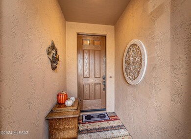 Behind the Screen Door into Foyer