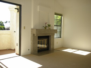 Living Room with Cathedral Ceilings