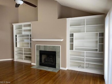 built in bookcases in Living Room