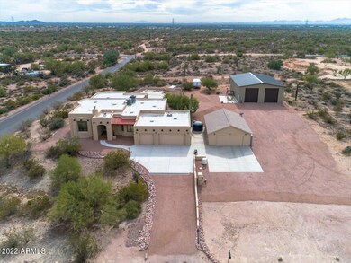 Aerial front of home