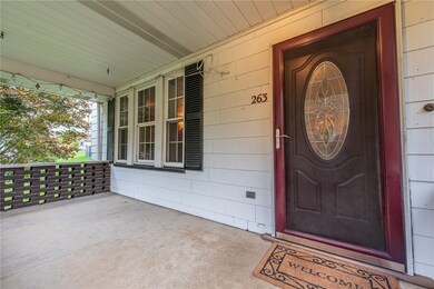 Large covered front porch