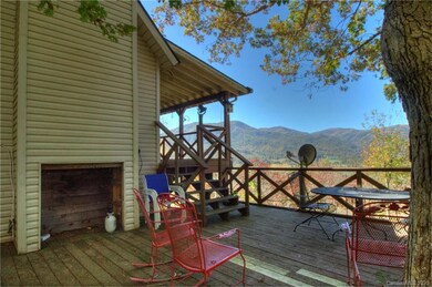 The view from the spacious side deck