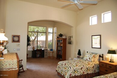Huge master and sitting area.