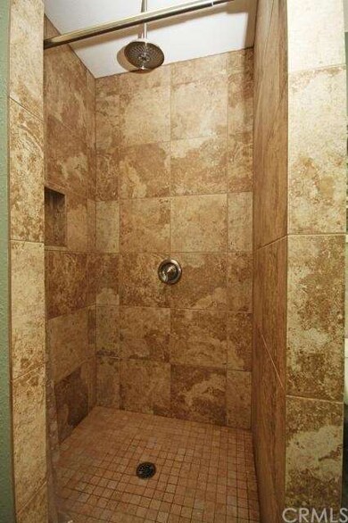 Luxurious shower with rainfall shower head
