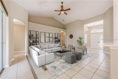 VIRTUALLY STAGED FAMILY ROOM.
