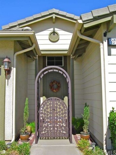Beautiful covered entryway