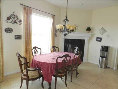 Kitchen/Hearth Room Has a Fireplace!