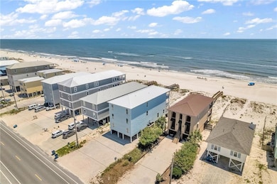 Bird's eye view with a view of the beach and a water view