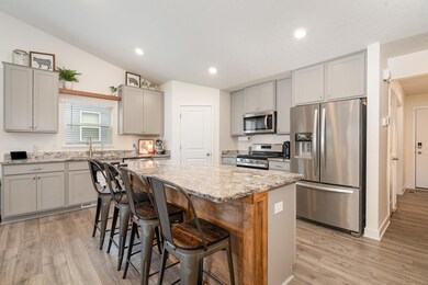 Stainless appliances and walk in pantry