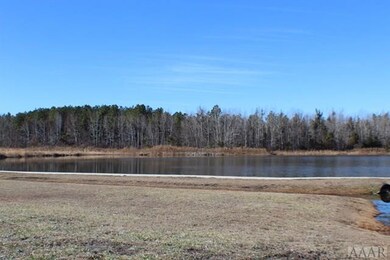 Pond view lining the backyard