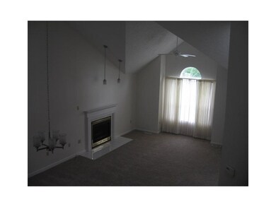 Living Room. Living Room with Nice Radius window, 