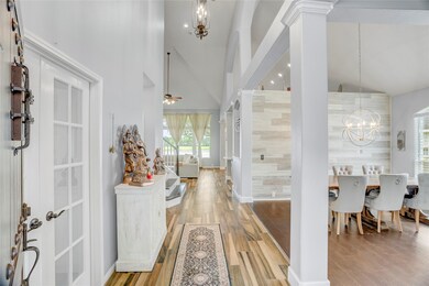 Entry foyer leads you the lovely setting