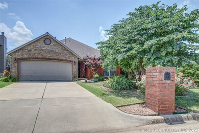 Long flat driveway for easy entry and exit, brick
