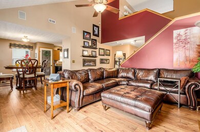 Living Room View to Eating Space