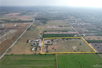 Aerial view with a rural view