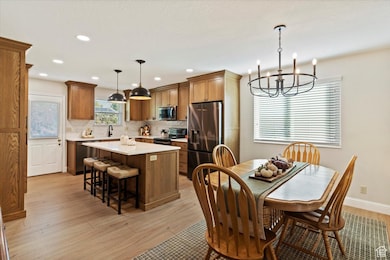 Remodeled Kitchen and Spacious Dining area.