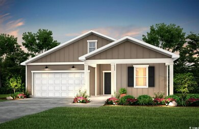 View of front of house with an attached garage, co