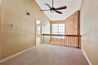 Upper Den leads to a Spacious Master Bedroom with