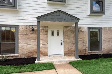 Front entrance, new stone entrance.