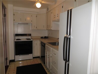 Kitchen - equipped with electric stove, refrigerat