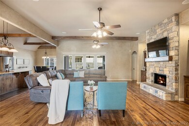First floor family room has wonderful open floor p