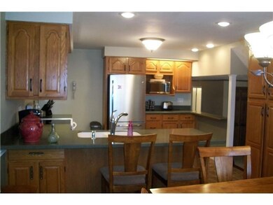 Kitchen. Updated kitchen has tons of workspace and