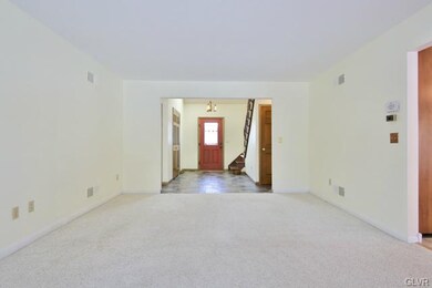 Living room looking into foyer