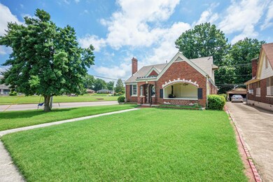 View of front of home with a front lawn