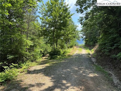 Driveway to building site