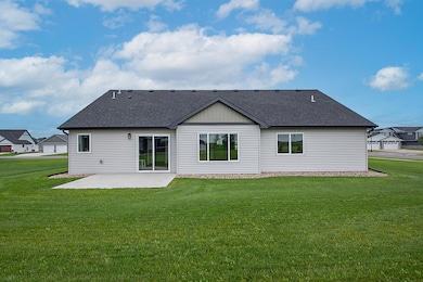 Rear patio to enjoy sunsets