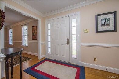 foyer looking into the living room