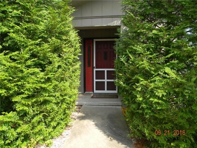 Front Entry with Screened door for Added Breeze