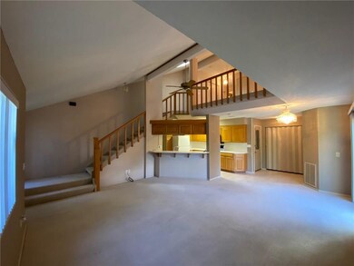 this living area would be so fun to decorate.