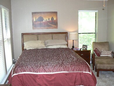 large master bedroom with lots of light, double cl