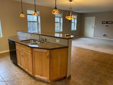 large granite breakfast bar