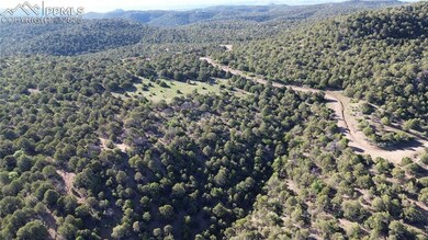 Aerial view with a mountain view and a view of tre