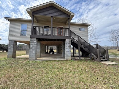 Front of the cabin.