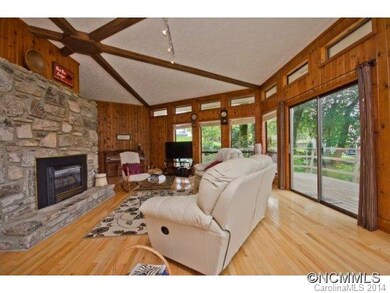 Fireplace in living room