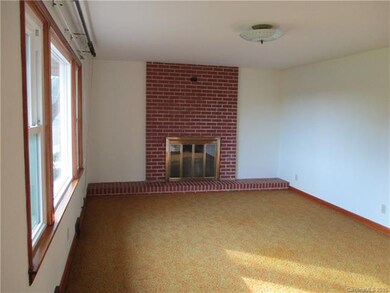 Living Room and wood burning fireplace