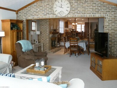 Great open floor plan from the living area to the 