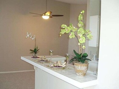 Kitchen Counter With Lovely White Tile