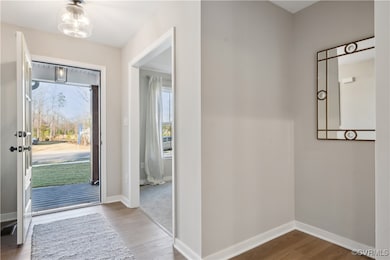 Entrance foyer featuring plenty of natural light a