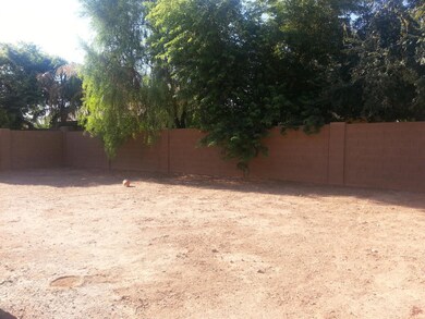 Private backyard
