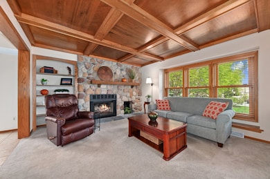 Custom Stone Gas Fireplace