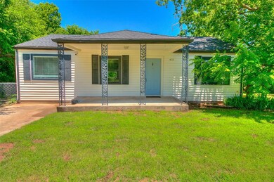 Bungalow-style home featuring a porch, a front lawn, and roof with shingles