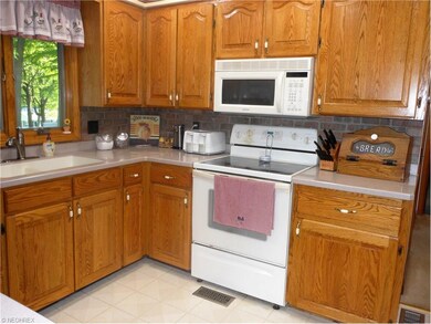 Updated kitchen newer appliances.