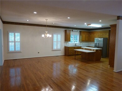 Dining area and kitchen