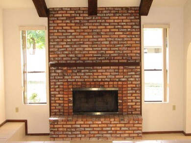 Charming Old Brick Fireplace