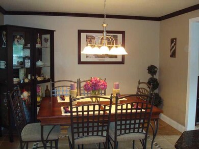 Dining Room. Large formal dining room open to LR &