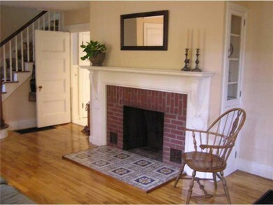 Living Room. Working fireplace with...